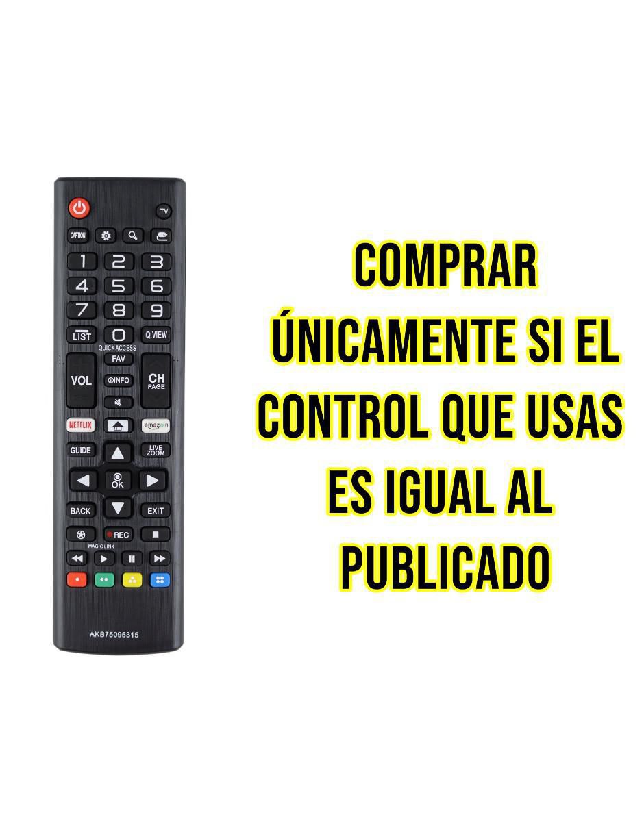 Control remoto para Smart TV CE-CL32 LG Netflix Amazon 5