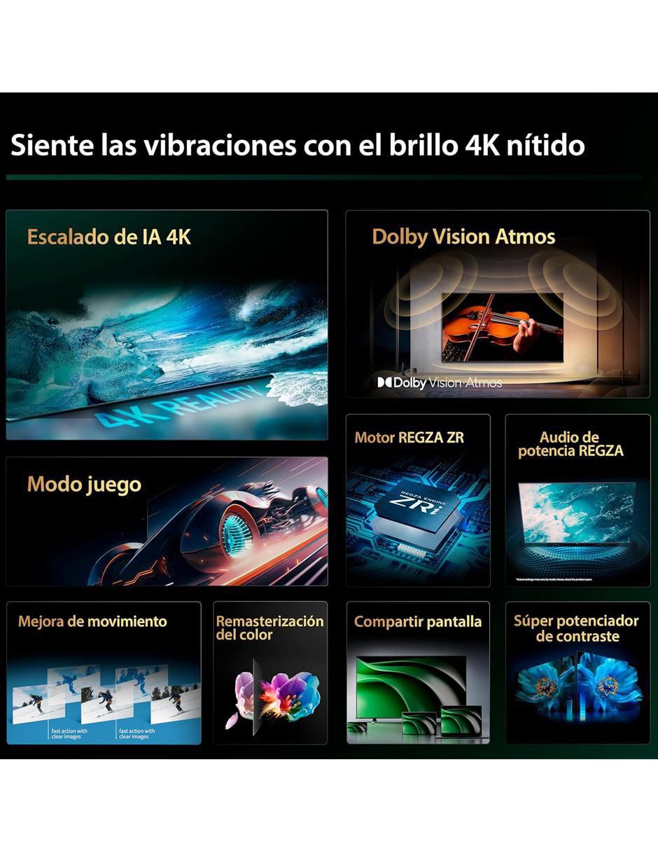 Pantalla Smart TV LED de 55 pulgadas 4K 55C350NM 14