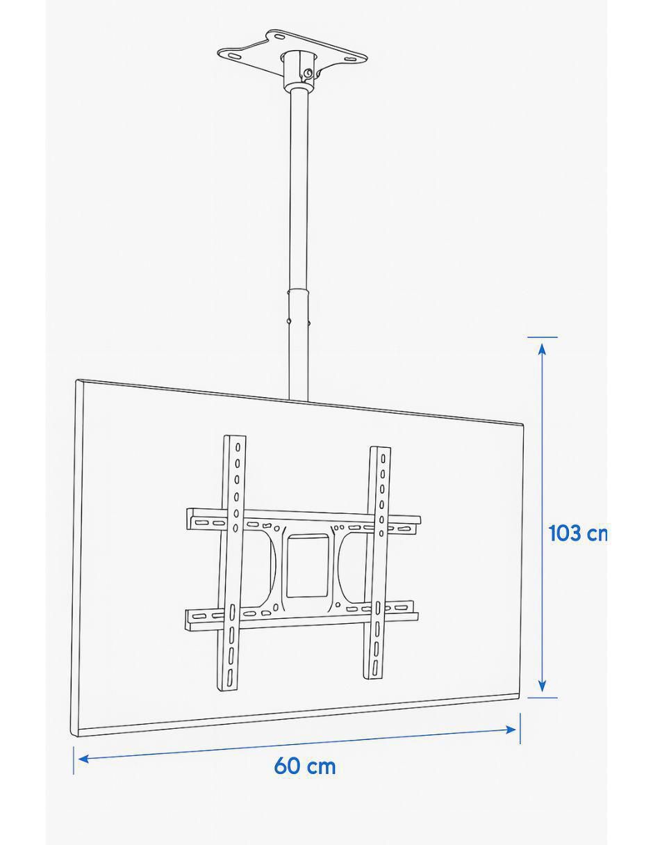Soporte para pantalla fijo 37 - 70 pulgadas 3
