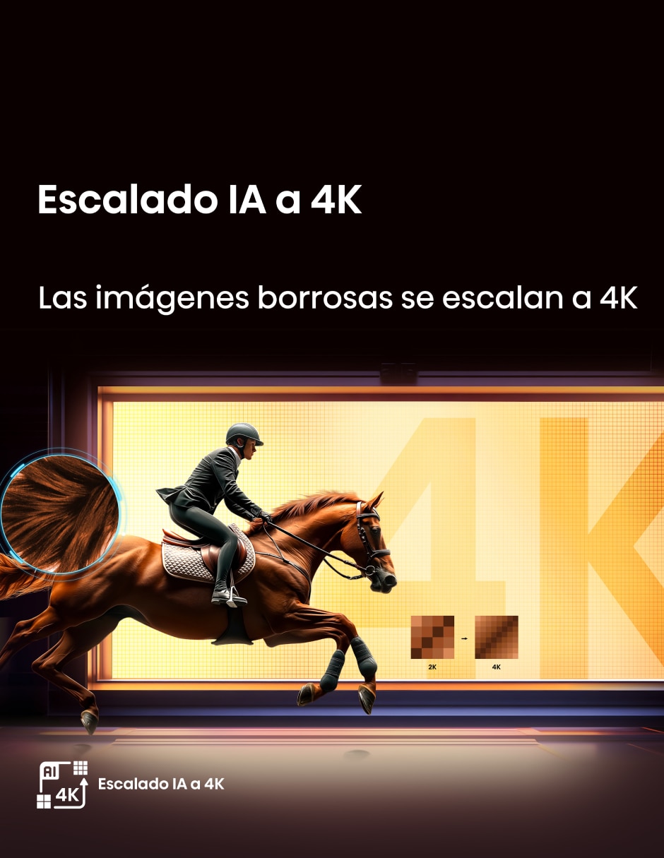 Pantalla Smart TV LED de 43 Pulgadas 4K/UHD 43A65NV con AI Sports Mode 5