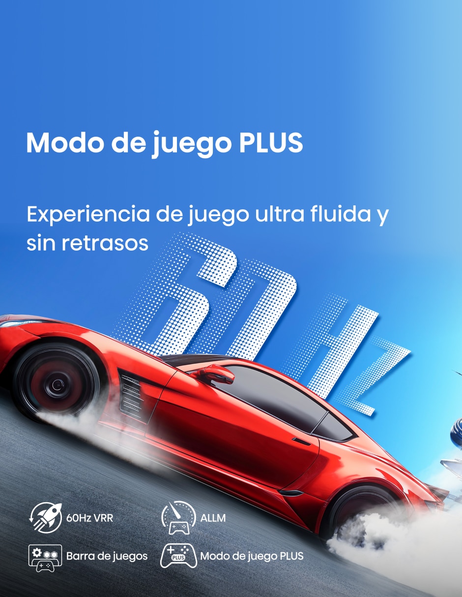 Pantalla Smart TV LED de 43 Pulgadas 4K/UHD 43A65NV con AI Sports Mode 7