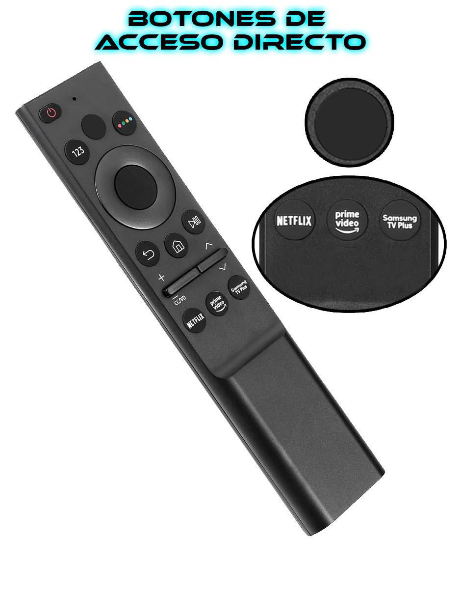 Control remoto para smart tv SC-TV7114F funciona con la mayoría de smart tvs con tecnología bluetooth. 3