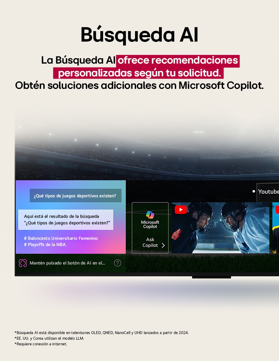 Pantalla Smart TV QNED de 75 pulgadas 4K 75QNED70ASC con AI webOS 5