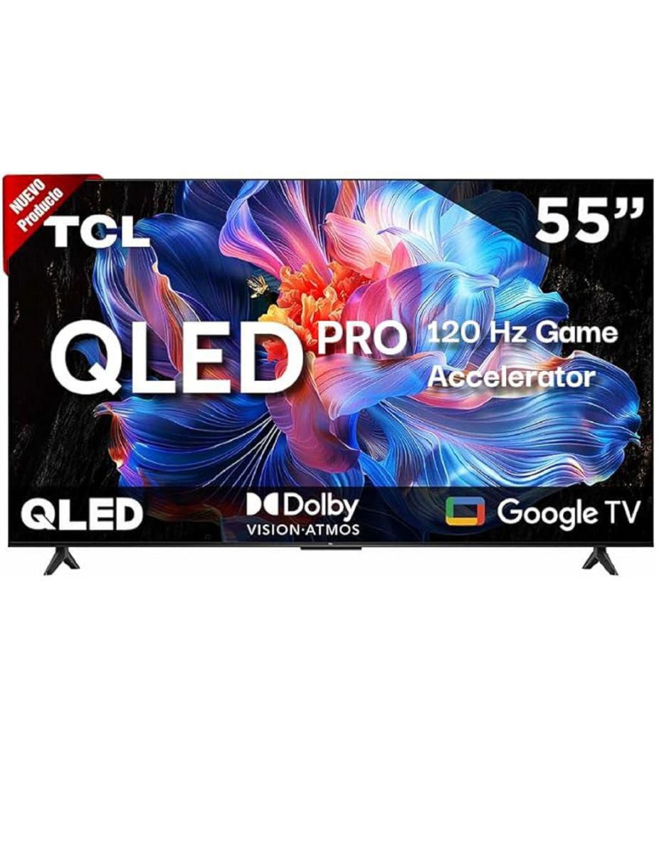 Pantalla smart tv Qled de 55 pulgadas 4k/uhd 55Q5K con Google tv