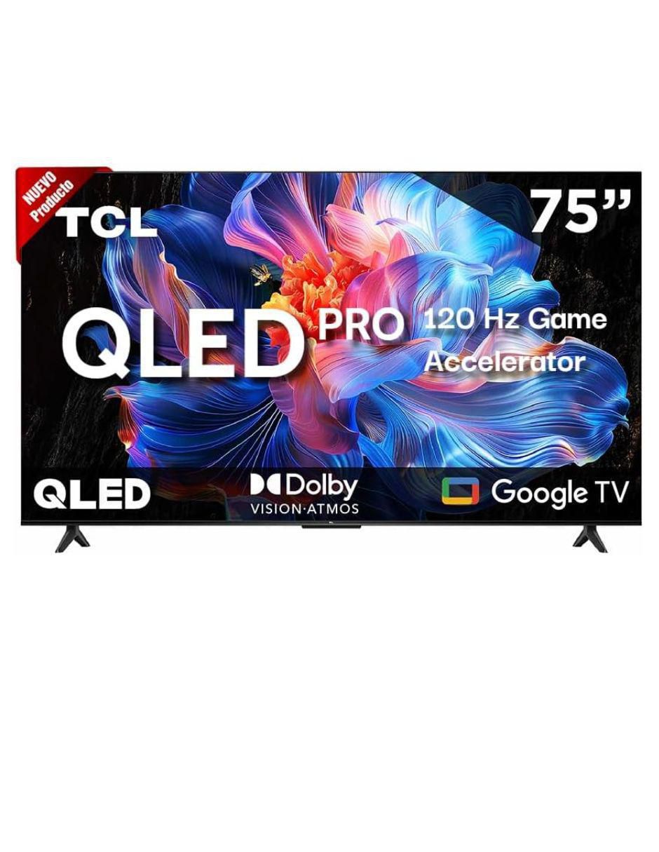 Pantalla smart tv Qled de 75 pulgadas 4k/uhd 75Q5K con Google tv