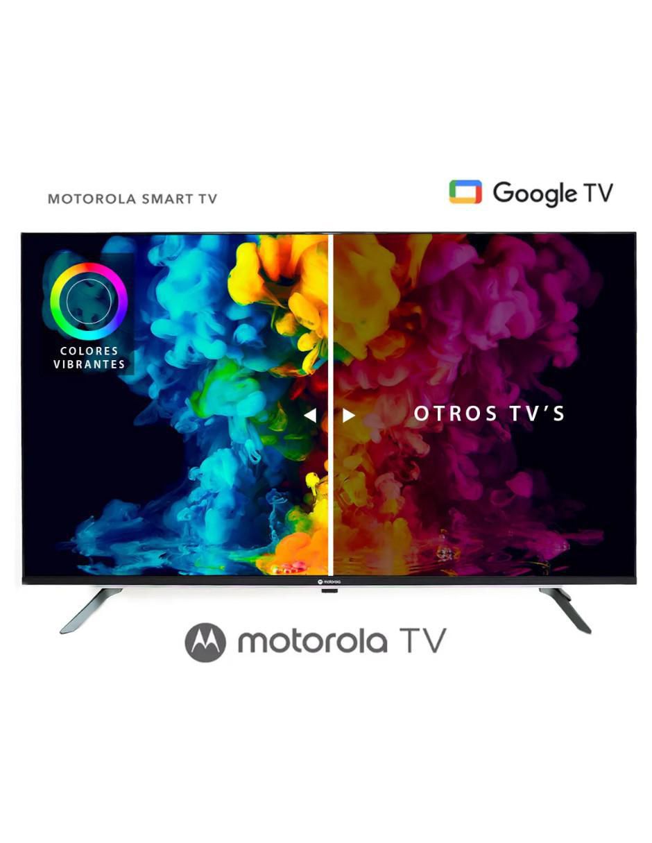 Pantalla smart tv LED de 43 pulgadas Full HD mot43fle11 con Google tv 6