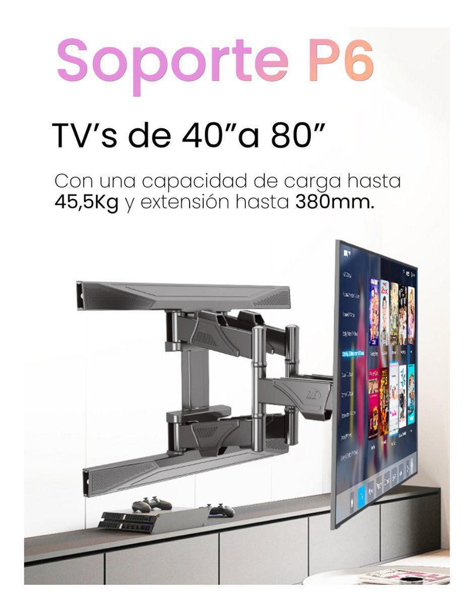 Soporte de pared para pantalla inclinable 40 - 80 pulgadas 14