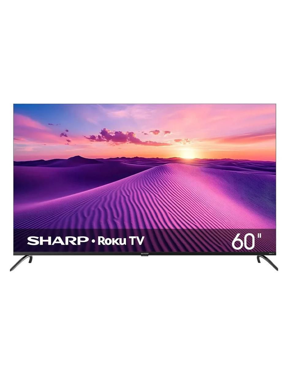 Sharp Pantalla Smart Tv Sharp Led De 60 Pulgadas 4k/uhd 4tc60hl4320u Con Roku Tv