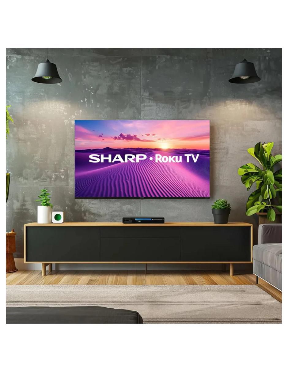 Pantalla smart TV LED de 60 pulgadas 4K/UHD 4TC60HL4320U con Roku TV 5