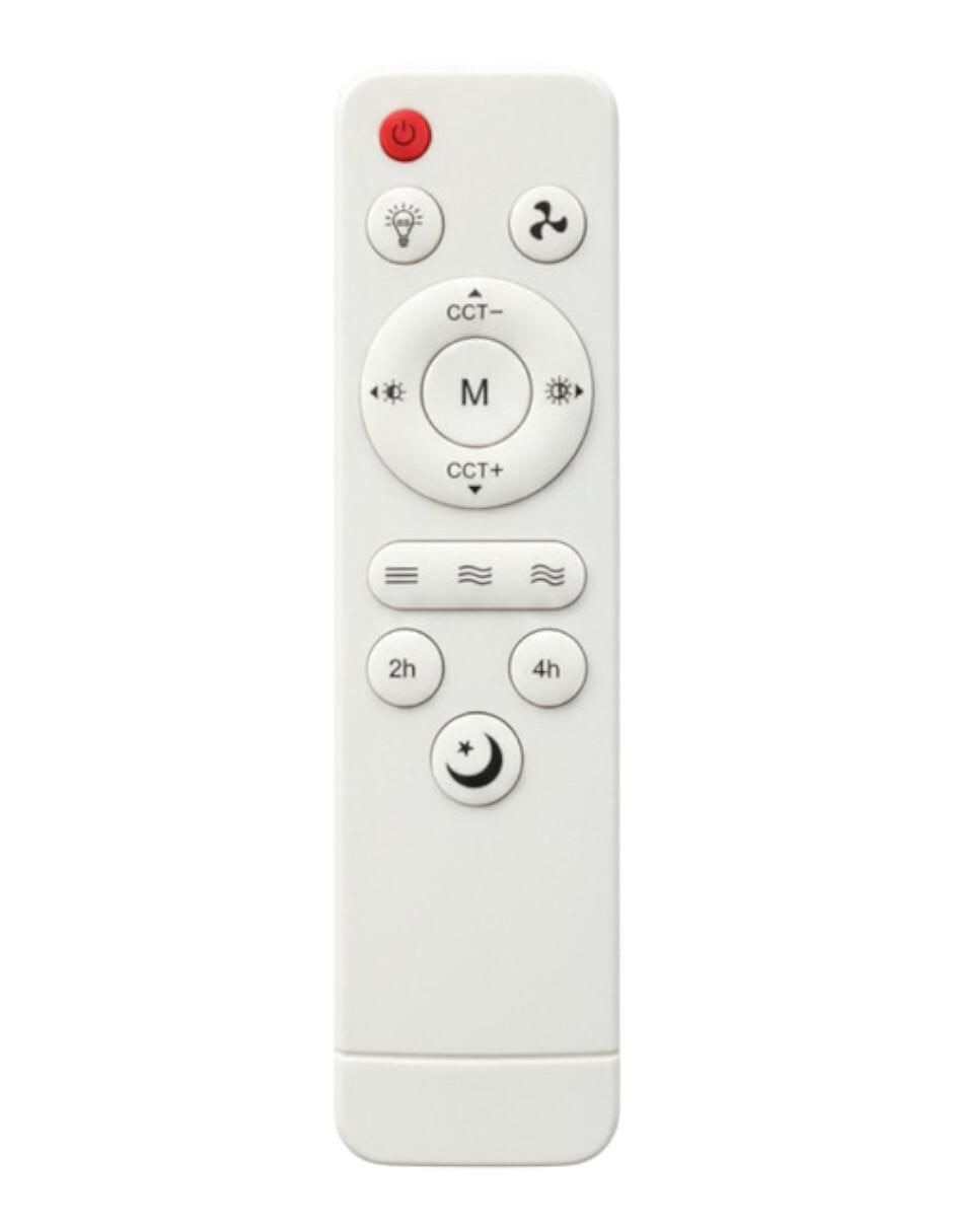 Control remoto IR ventilador foco techo
