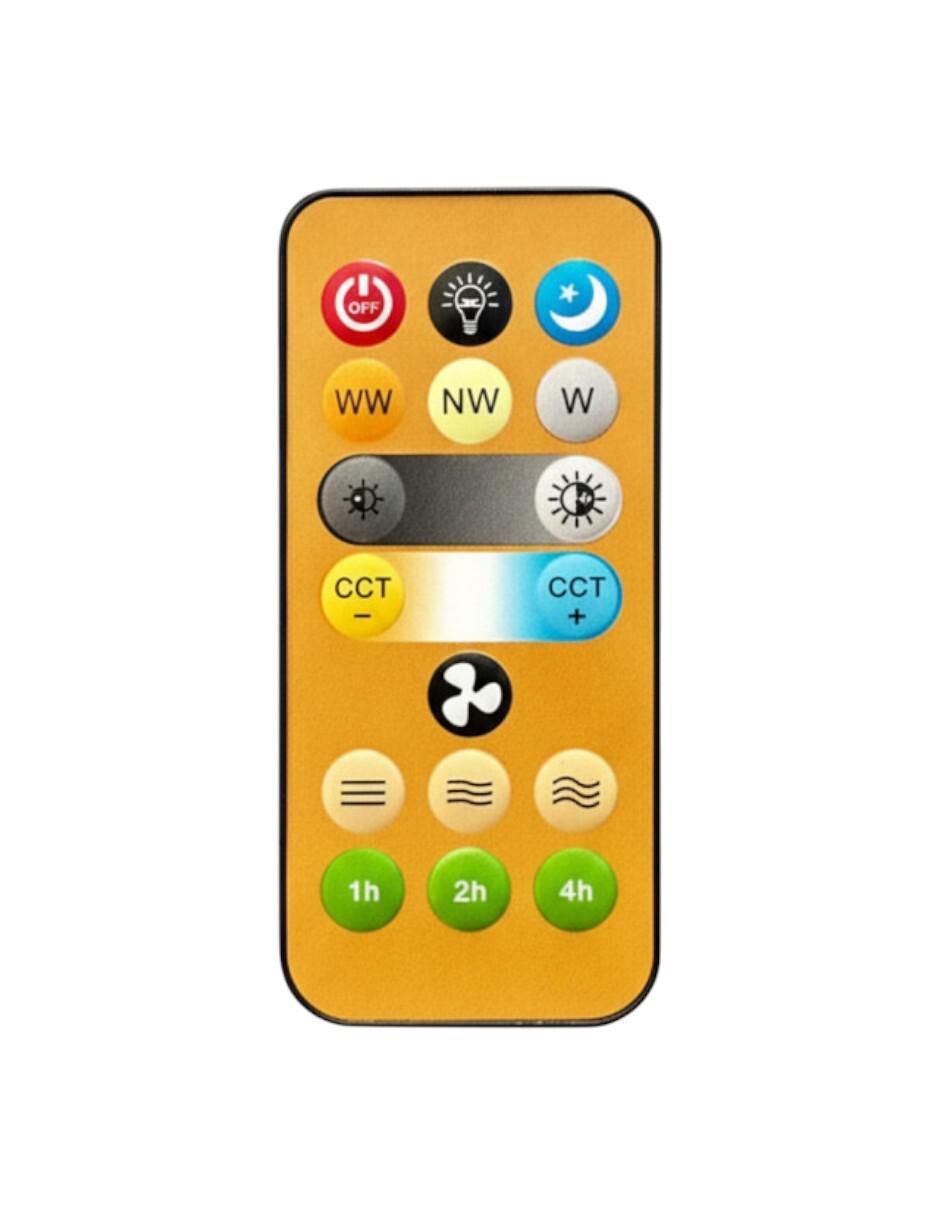 Control remoto IR ventilador foco techo