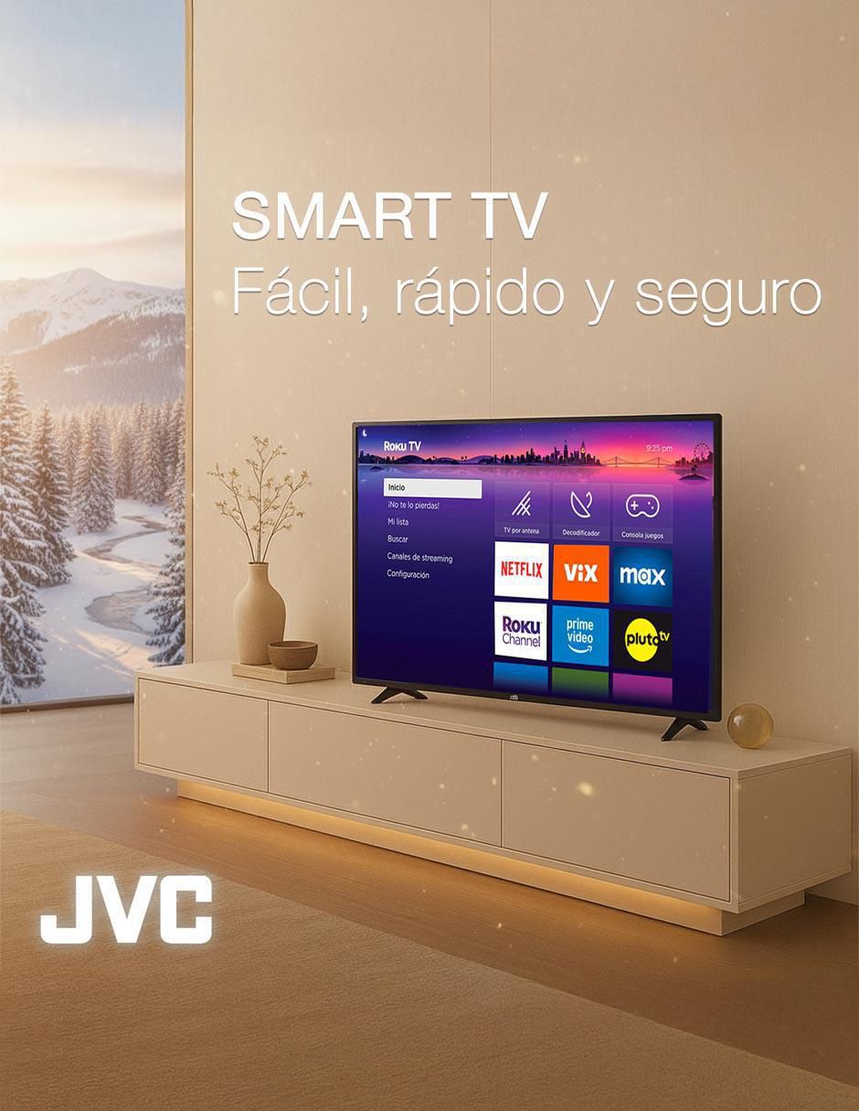 Pantalla Smart Tv LED de 24 pulgadas HD 
SI24R con Roku Tv 4