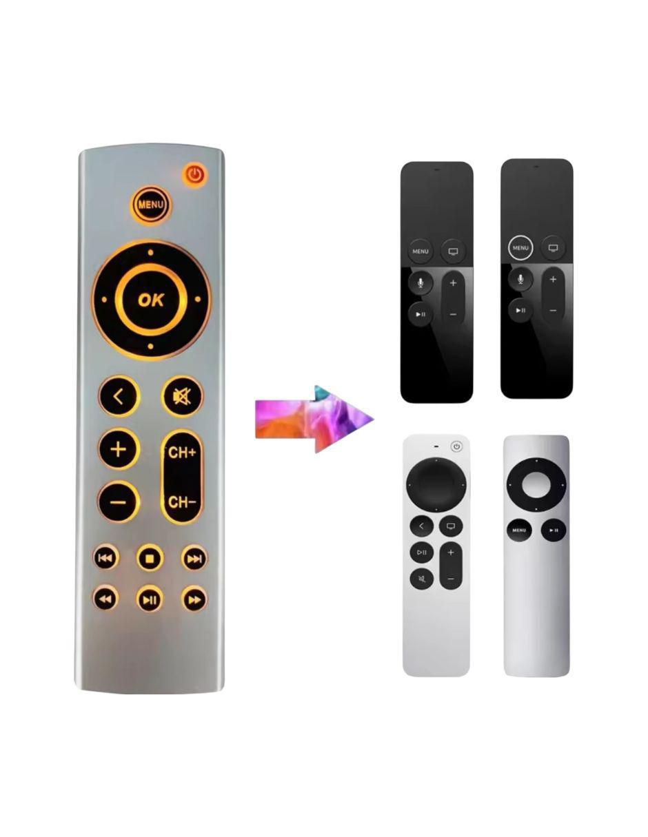 Control remoto para Tv Retroiluminado 1ra a  6ta Generación Apple TV 4