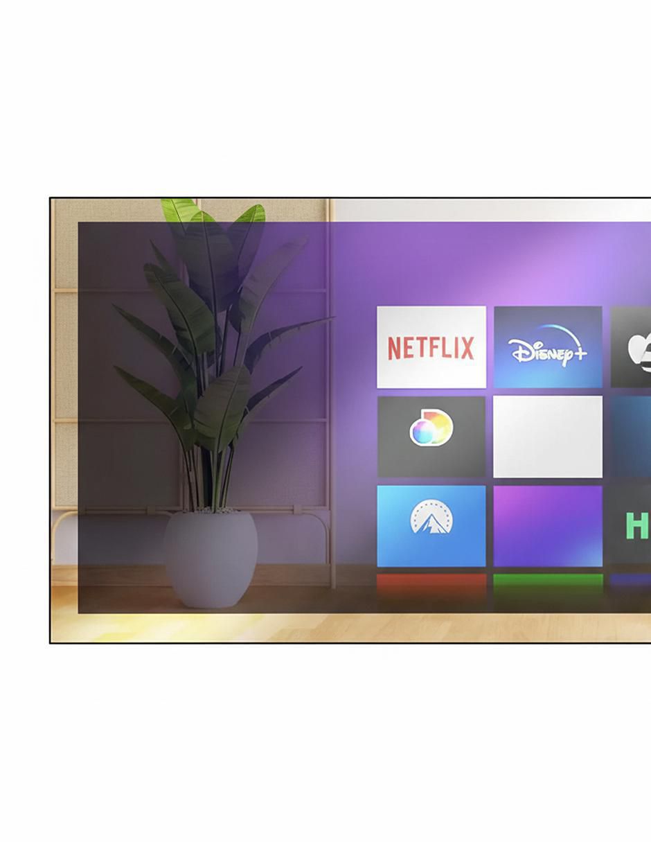 Pantalla Smart TV LED de 43 pulgadas Full HD Magic Mirror con Roku TV 4