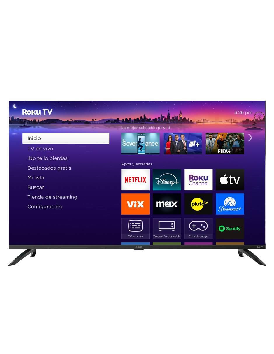 Pantalla QLED de 55 pulgadas 4K/UHD con Roku Tv