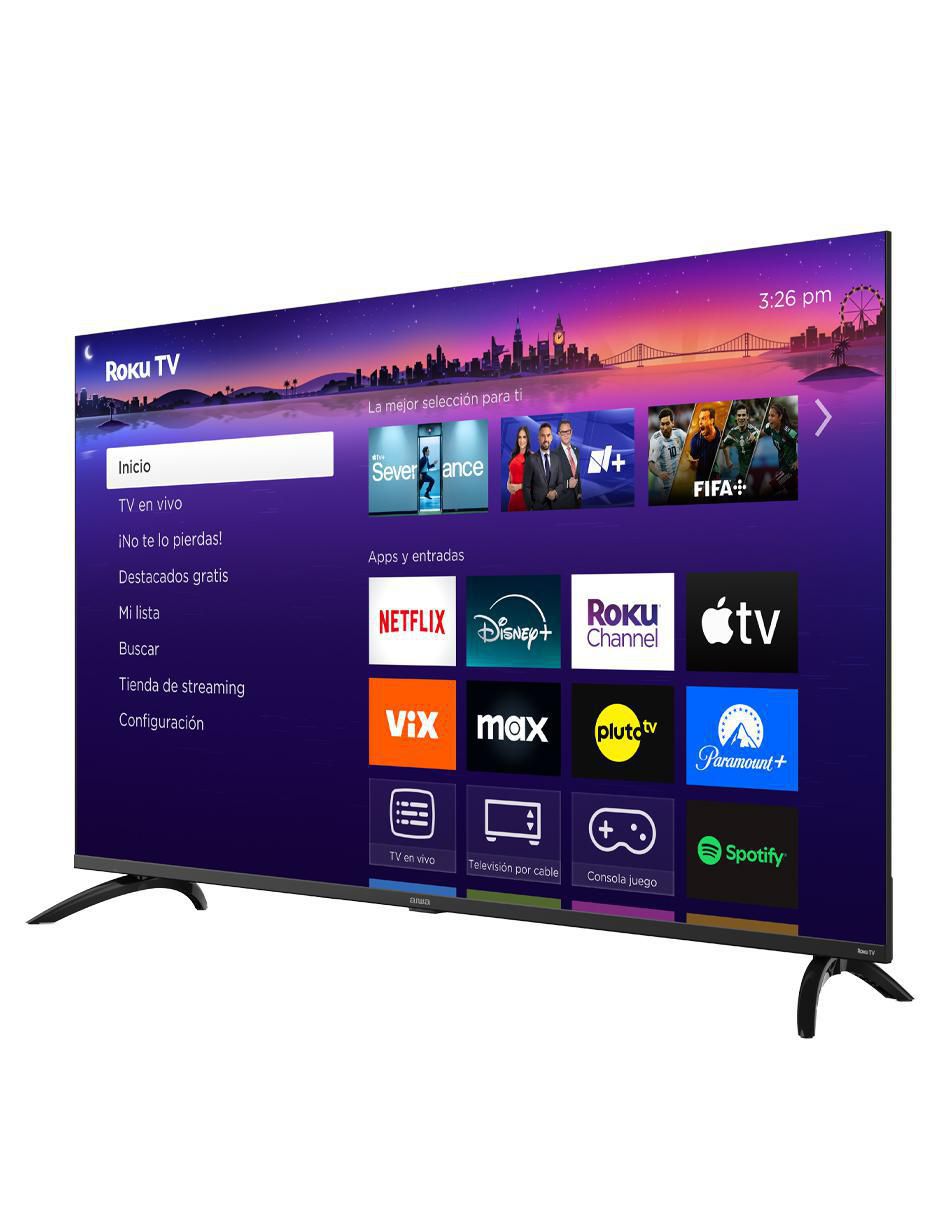 Pantalla QLED de 55 pulgadas 4K/UHD con Roku Tv 2