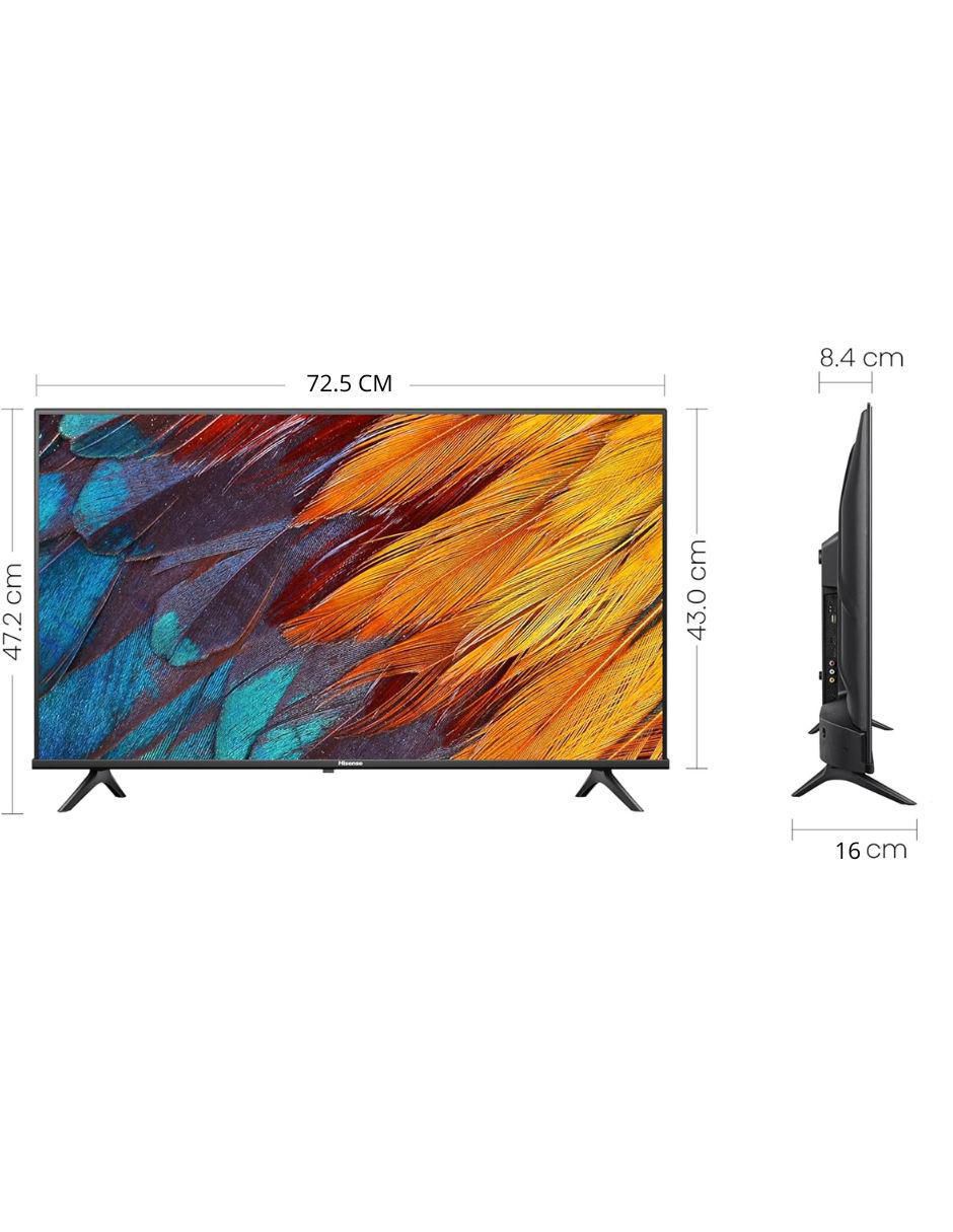 Pantalla Smart TV LED de 32 pulgadas HD 32A43 KV con Hi-View AI Engine X