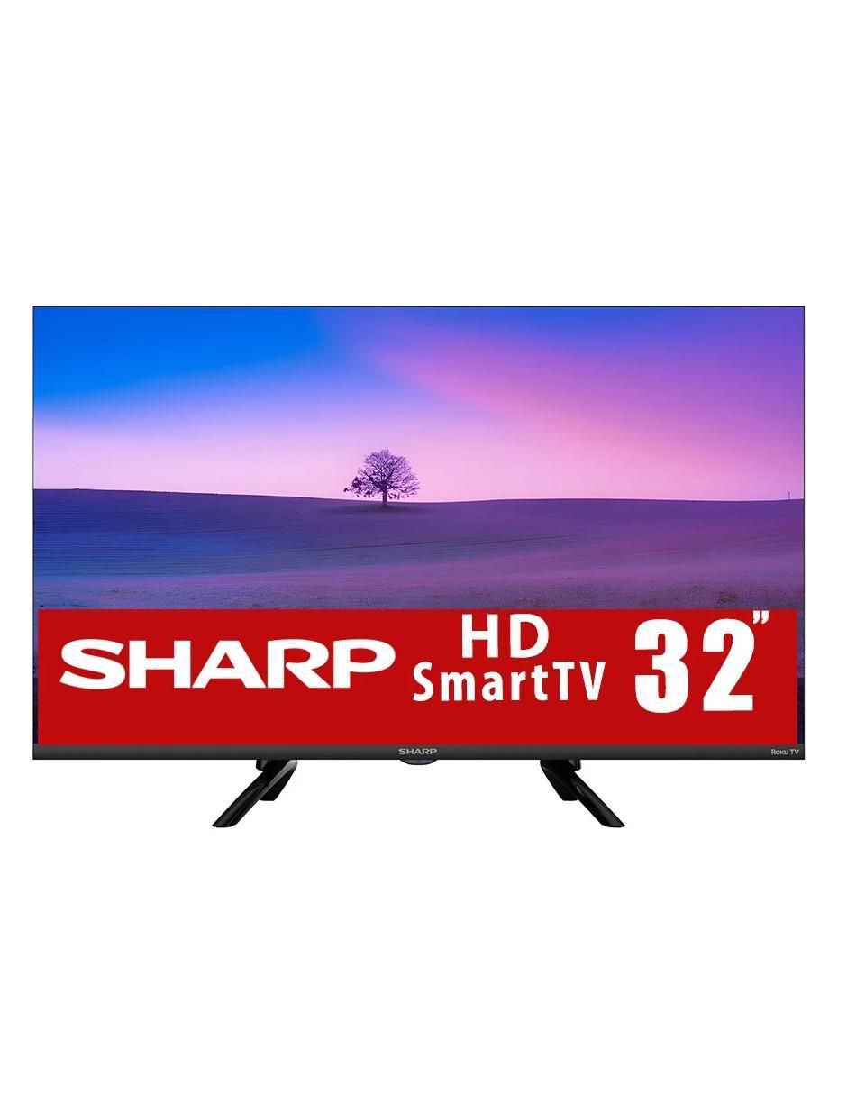Pantalla Smart TV LED de 32 pulgadas HD con Roku TV