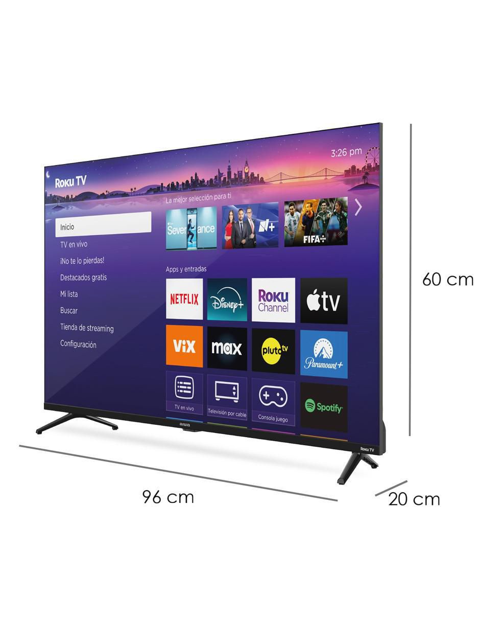 Pantalla Smart TV QLED de 43 pulgadas Full HD AW43RKQ con Roku TV 5