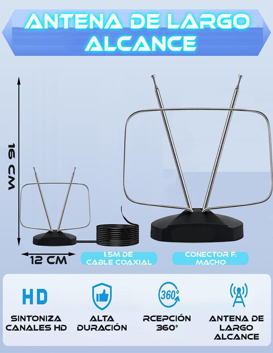 Antena HD/TV de televisión 3