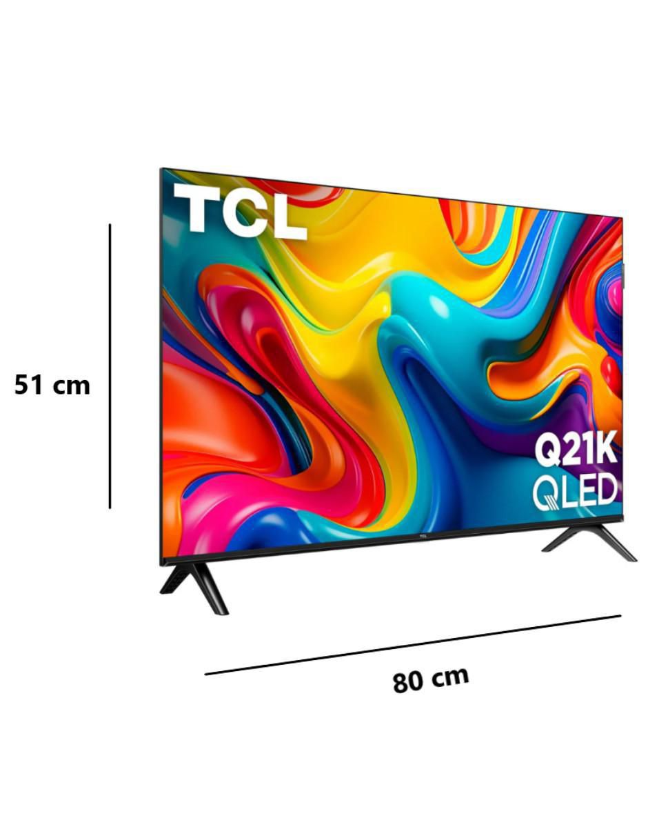 Pantalla Smart TV QLED de 32 pulgadas HD 32Q21K con Android TV
