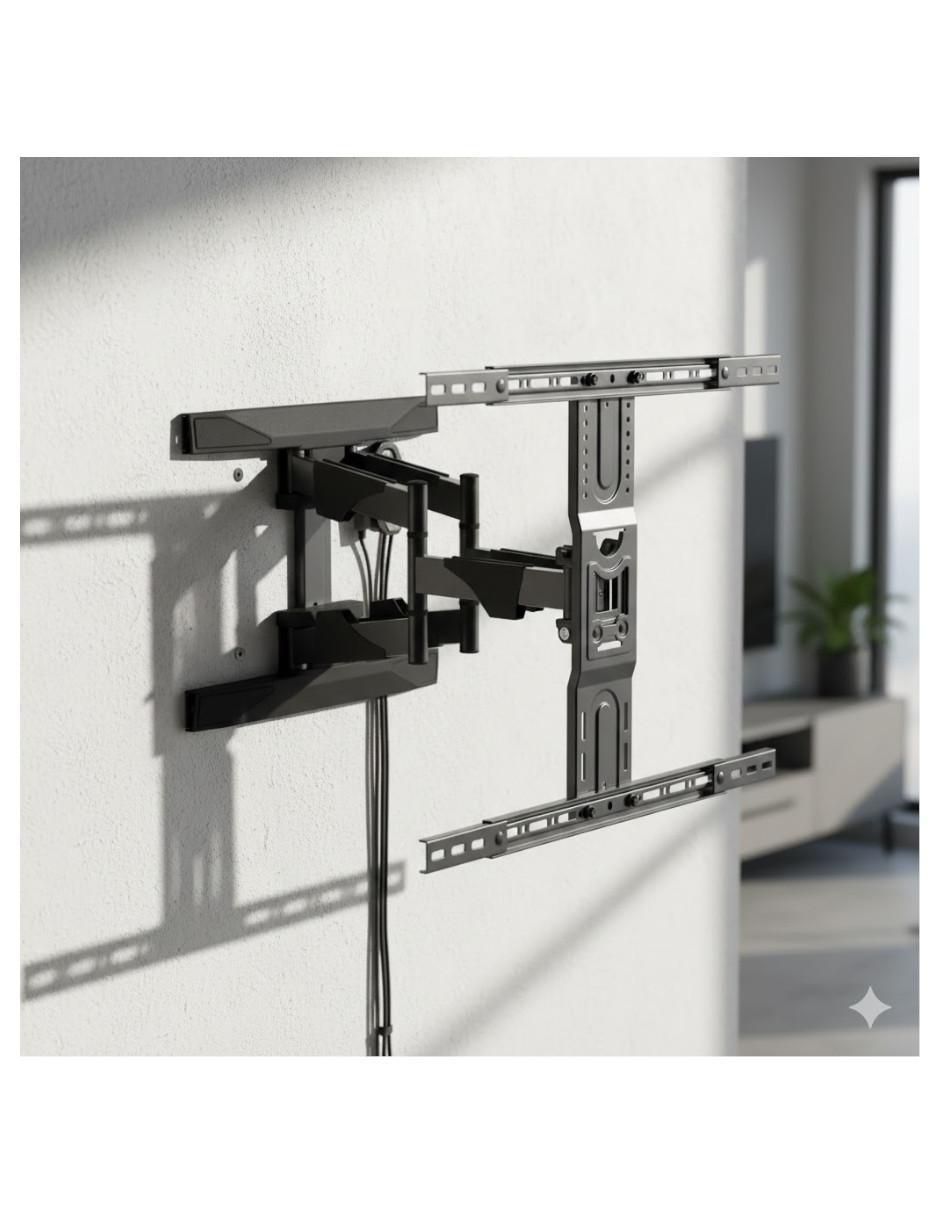 Soporte de pared para pantalla articulado 40-75 pulgadas 5