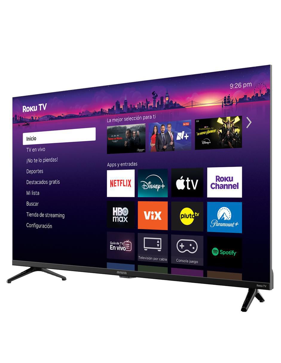Pantalla Smart TV QLED de 40 pulgadas Full HD AW40RKQ con Roku TV 2