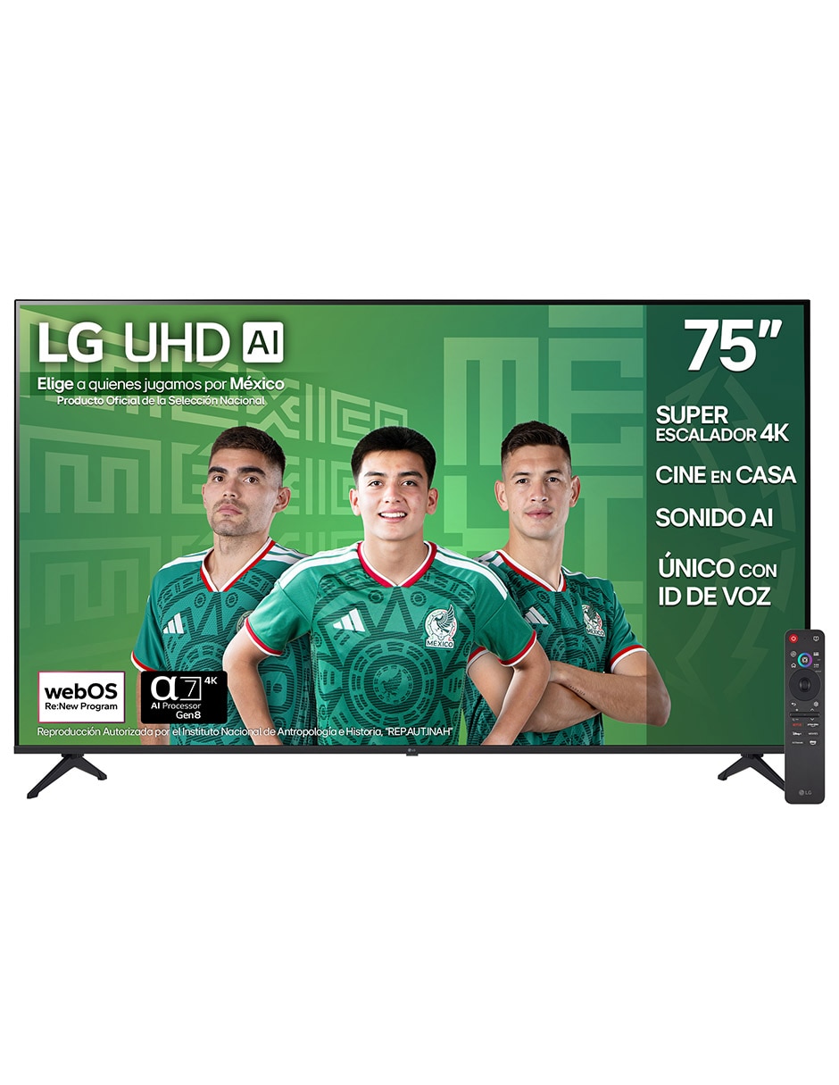 Pantalla Smart TV UHD de 75 pulgadas 4k/uhd 75UA8050PSA con AI webOS 1