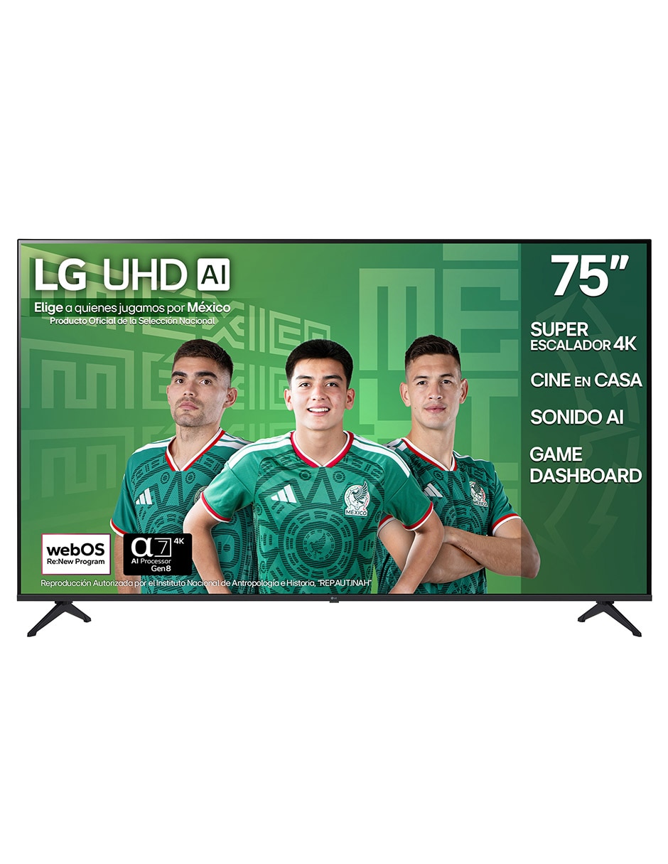 Pantalla Smart TV UHD de 75 pulgadas 4k/uhd 75UA7500PSA con AI webOS