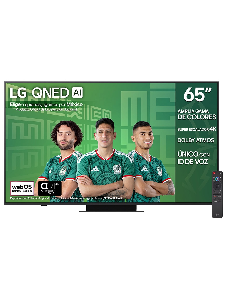 Pantalla Smart TV QNED de 65 pulgadas 4K/UHD 65QNED83ASG con WebOS con AI webOS Pantalla Smart TV QNED de 65 pulgadas 4K/UHD 65QNED83ASG con WebOS con AI webOS