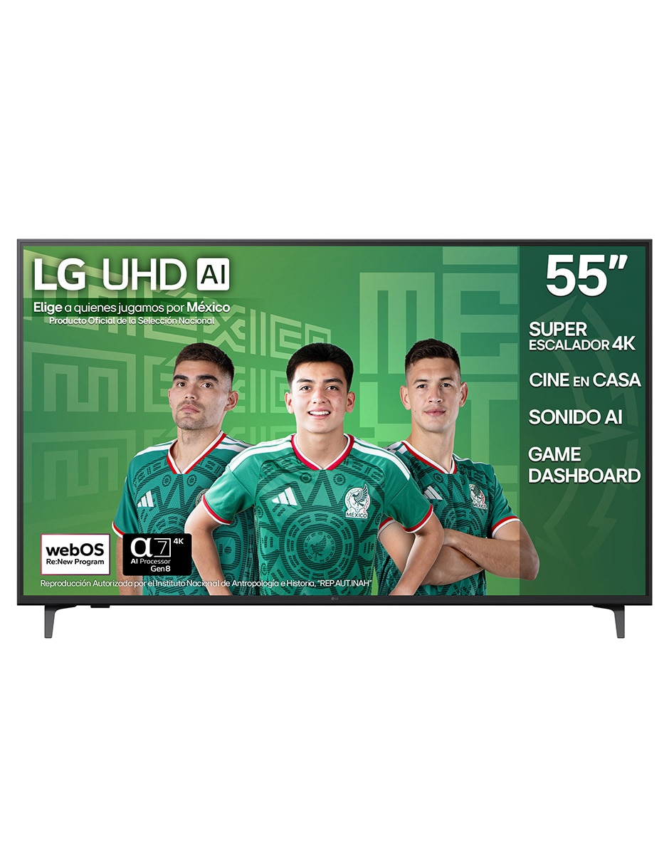 Pantalla Smart TV UHD de 55 pulgadas 4K/UHD 55UA7500PSA con AI webOS
